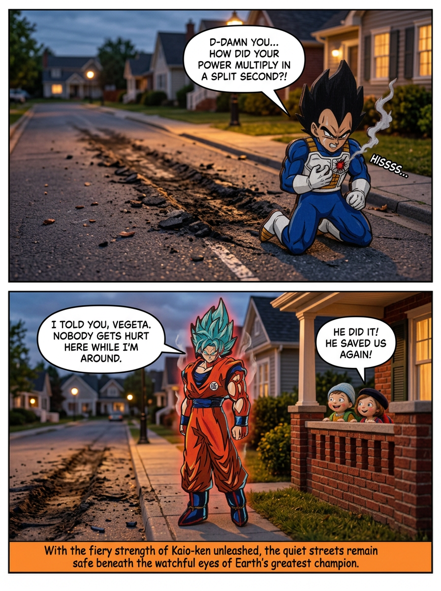 Episode 2: Power of Kaioken: Goku vs Vegeta (page 4 of 4)