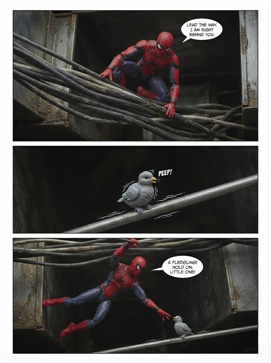 Spider-Man-  Peril in the Vent Shaft - Comics  Story part 7 (page 2 of 4)