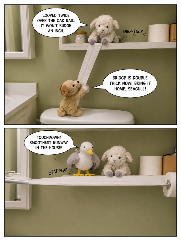 No Sparks on the Carpet: The Bathroom Run (page 11 of 12)