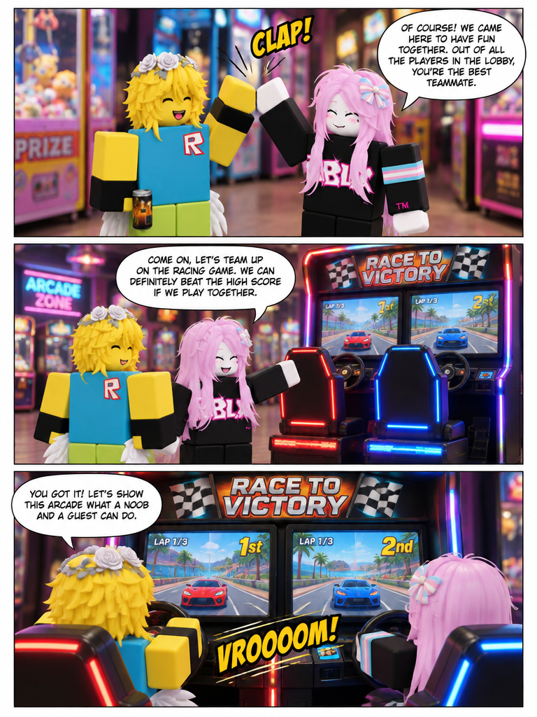 A story EP3: Arcade Teamwork (page 4 of 4)
