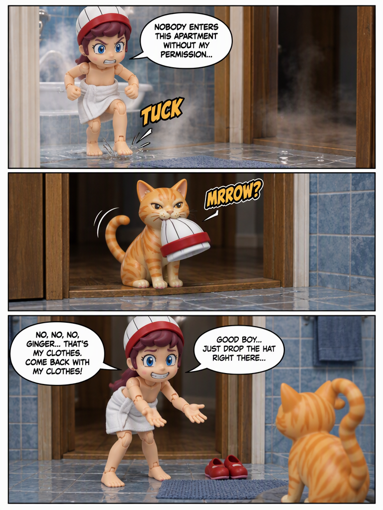 Laundry Bandit, a cat-astrophic laundry bandit (page 3 of 4)