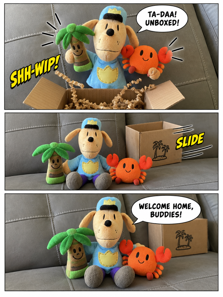 Dog Man Finally Unboxes The Forgotten Island Plushies (page 4 of 4)