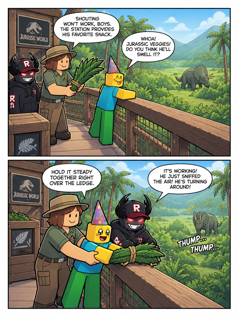 Triceratops Meadow Encounter (page 2 of 4)