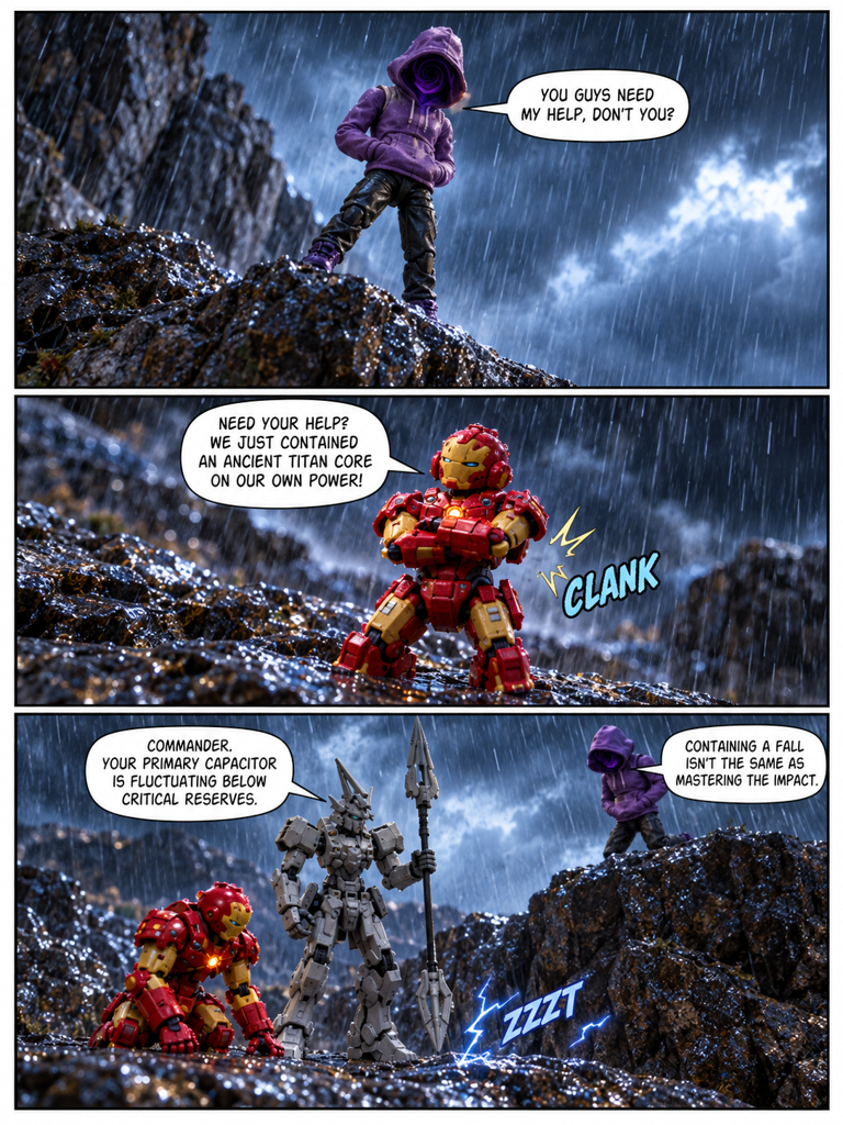 Veil of the Titan Core & the beginning of the training. (page 6 of 8)