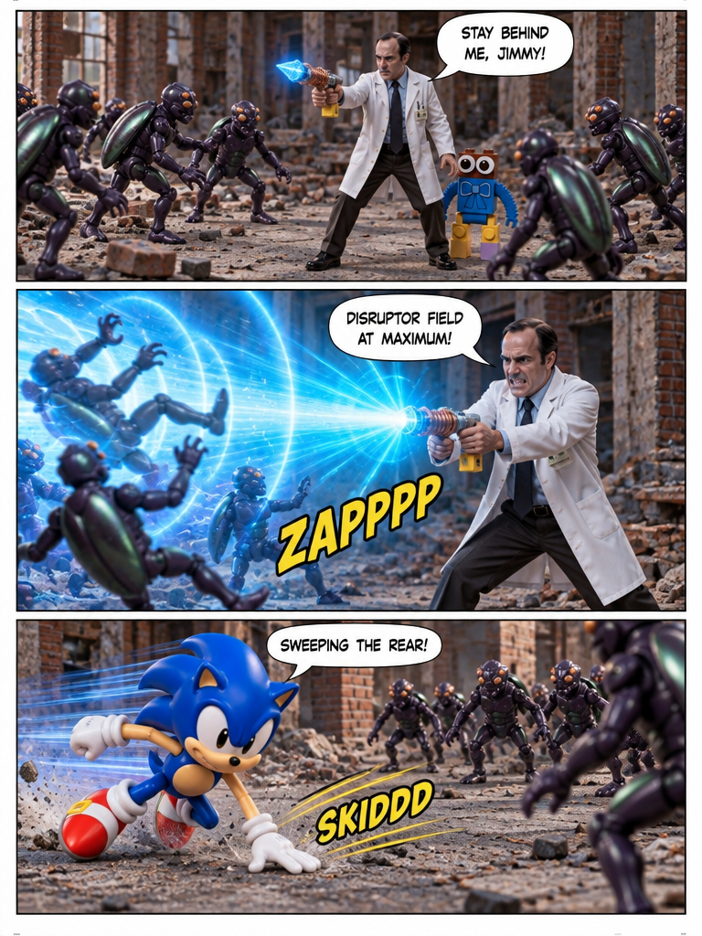 Discovery of a Strange Spaceship Season 1 Part 5: The Fight (page 3 of 4)