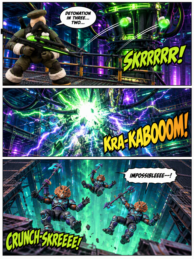 Neon Stand on the Triceraton Front (page 3 of 4)