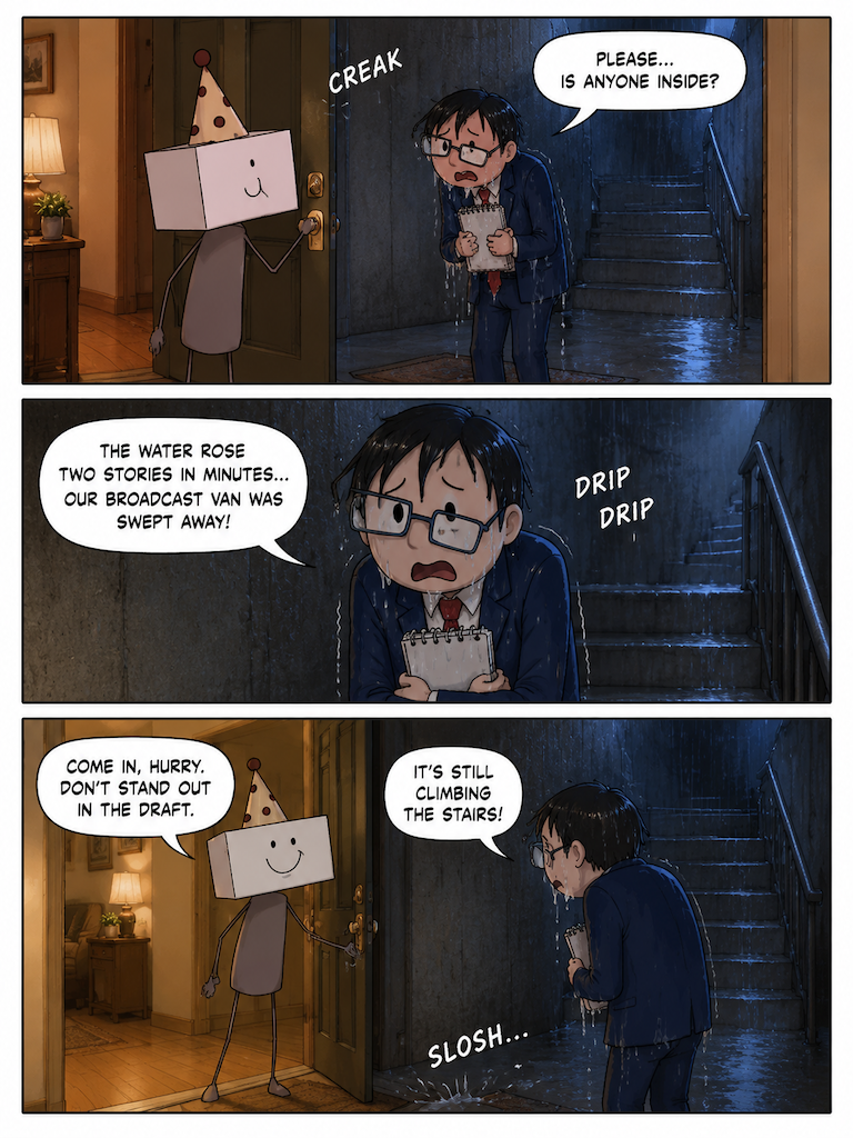 A Knock in the Deluge (page 2 of 4)