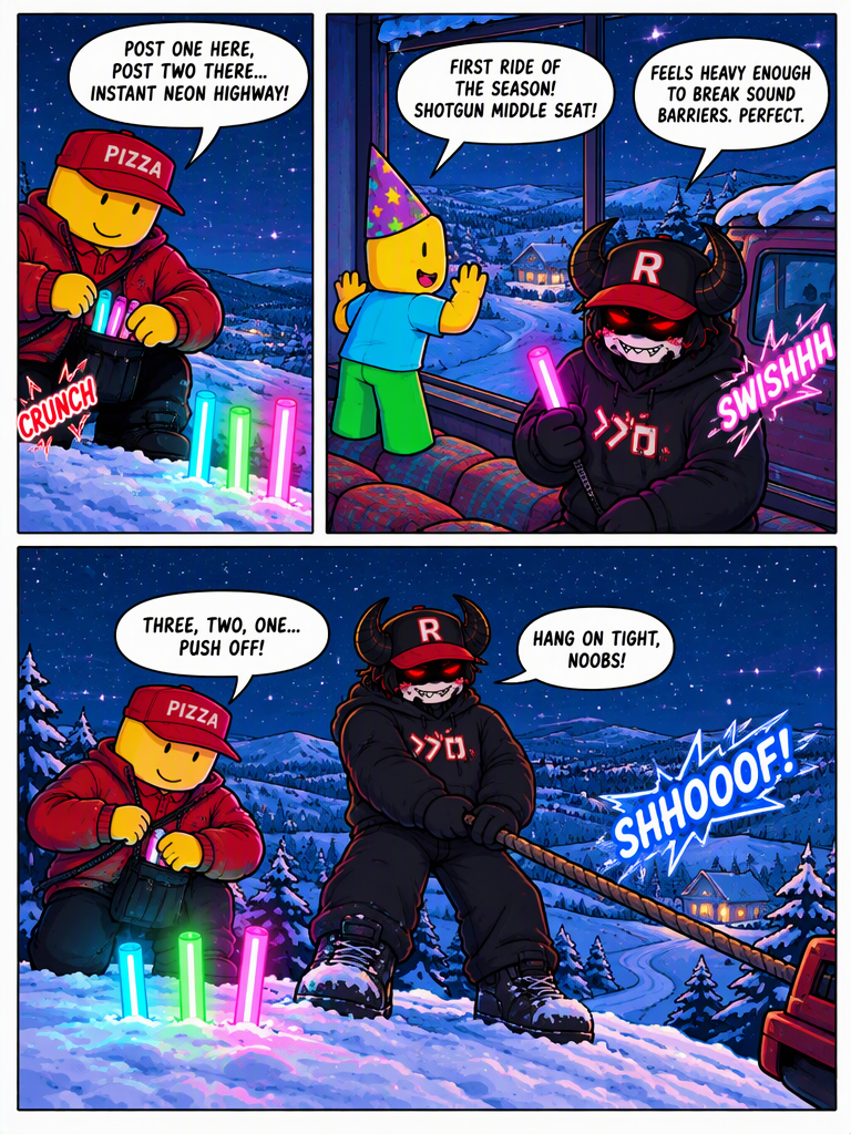 Neon Sled Drift (page 2 of 4)
