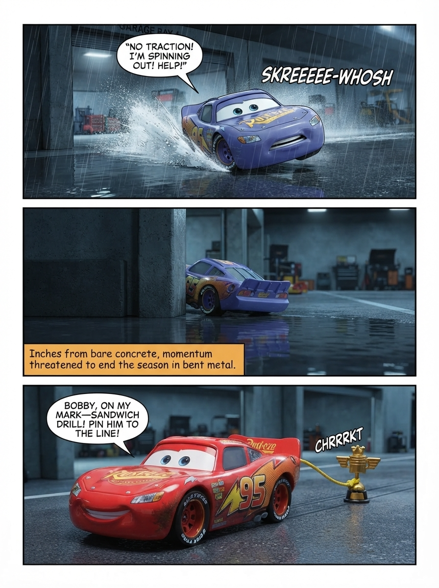 Storm Sprint to the Garages (page 2 of 4)