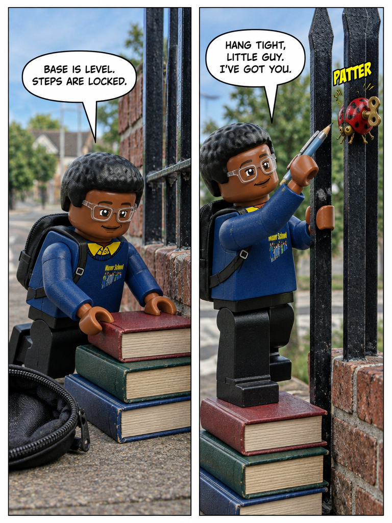 Leo and the Clockwork Ladybug (page 2 of 4)