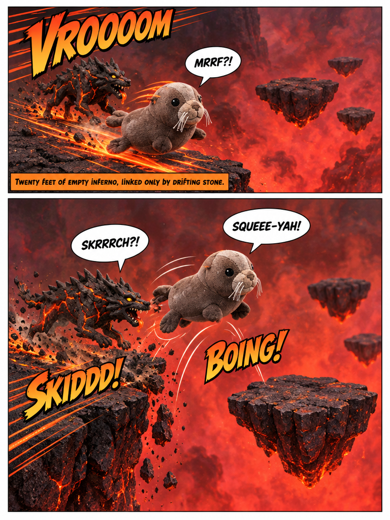 Abyssal Dash: The Plush Seal's Infernal Sprint (page 2 of 4)