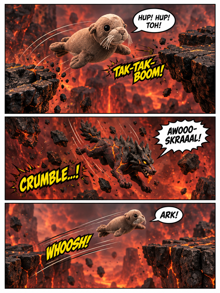 Abyssal Dash: The Plush Seal's Infernal Sprint (page 3 of 4)