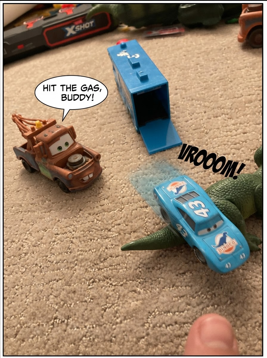 A Birthday Surprise on the Carpet Track (page 3 of 4)