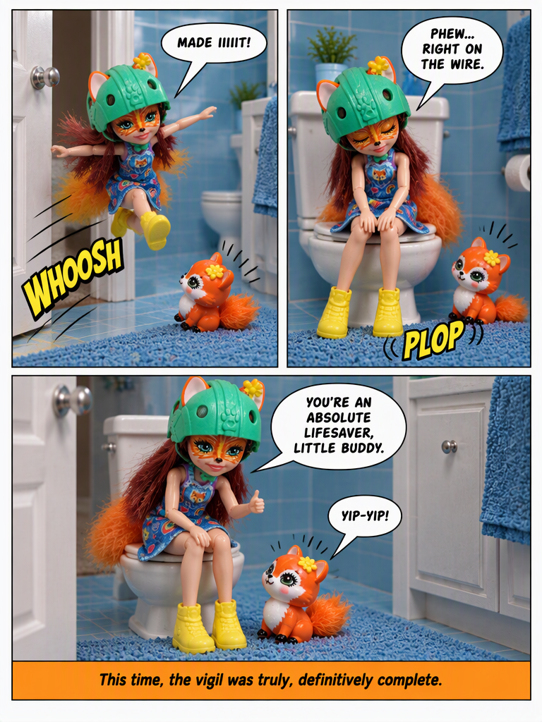 False Alarm in the Blue Bathroom (page 8 of 8)