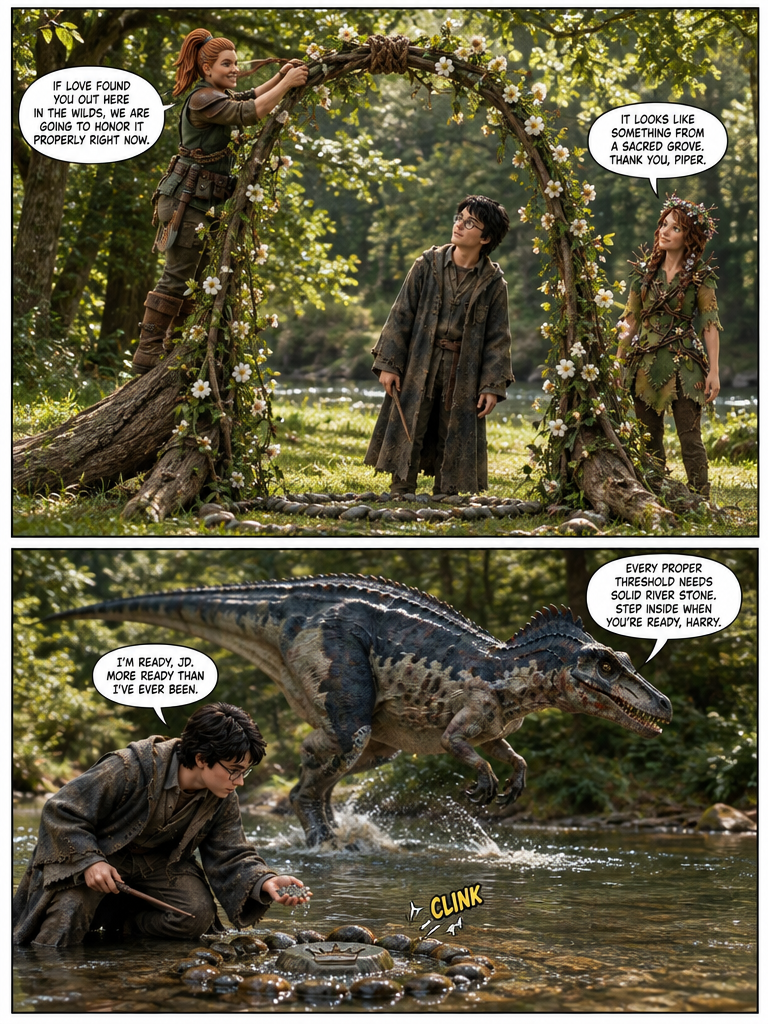 A Forest Vow Beside Ancient Relics (page 3 of 4)