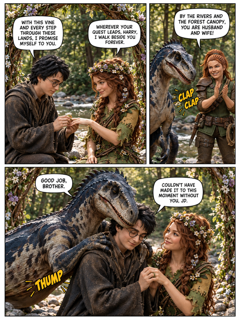 A Forest Vow Beside Ancient Relics (page 4 of 4)