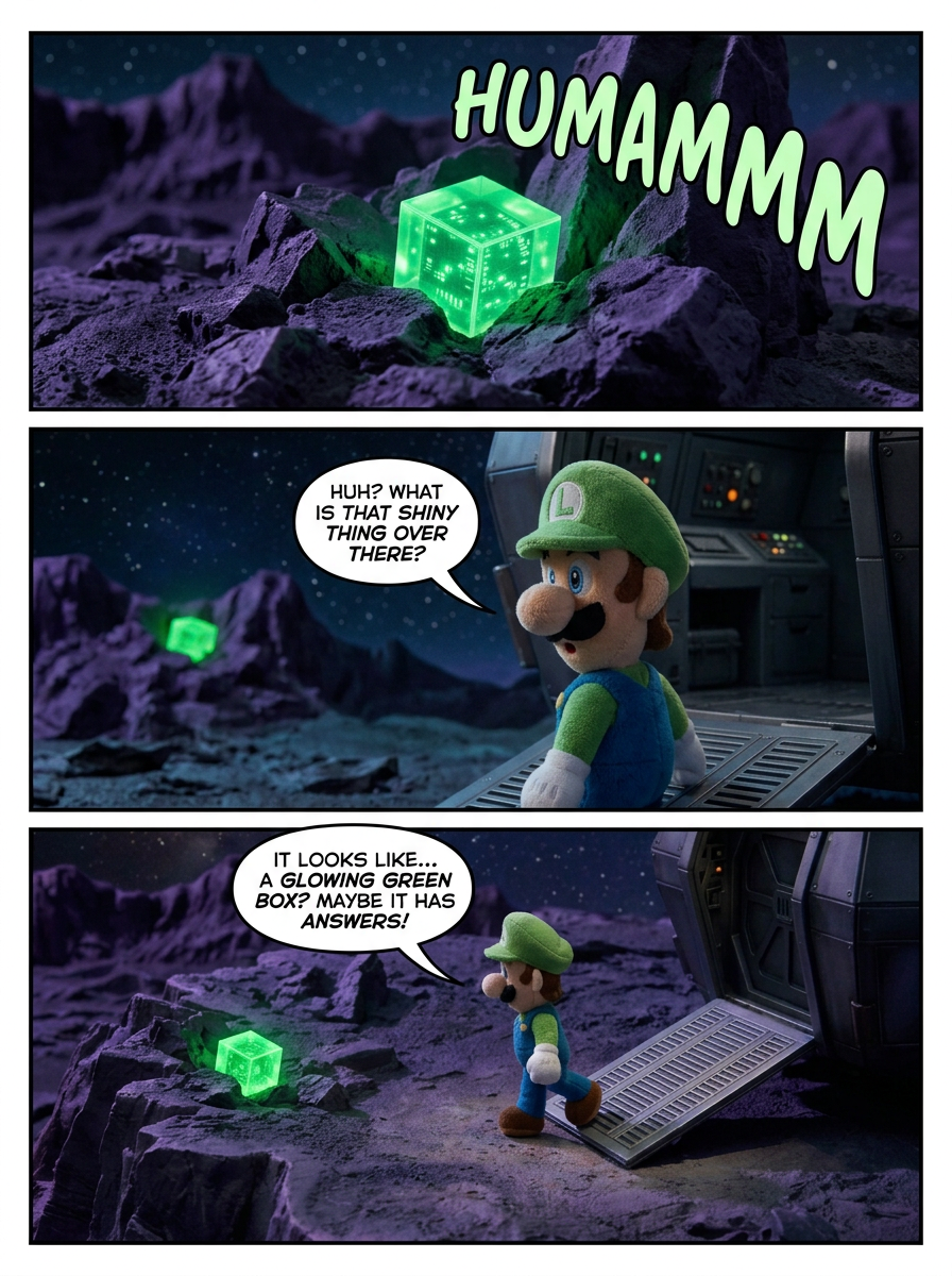 Luigi in space part 2 (COMIC) (page 2 of 4)
