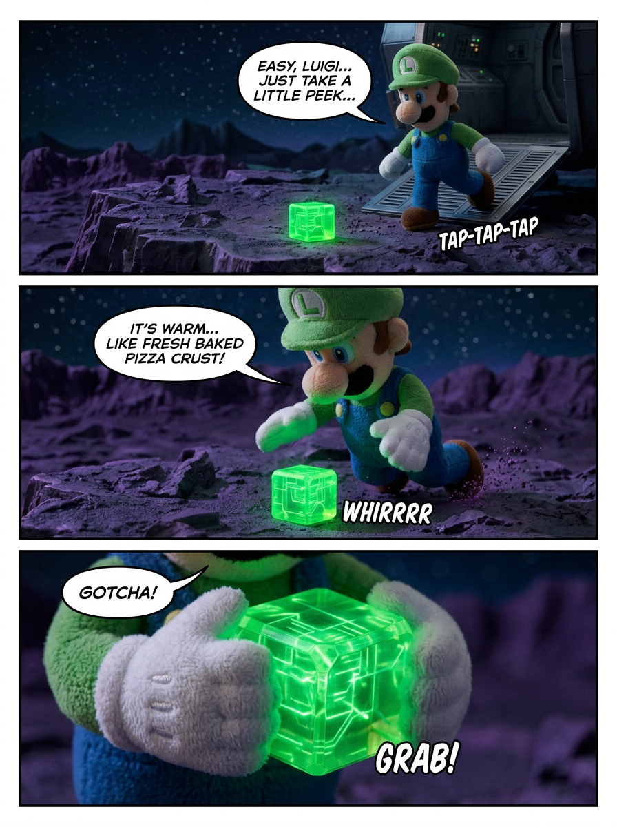 Luigi in space part 2 (COMIC) (page 3 of 4)
