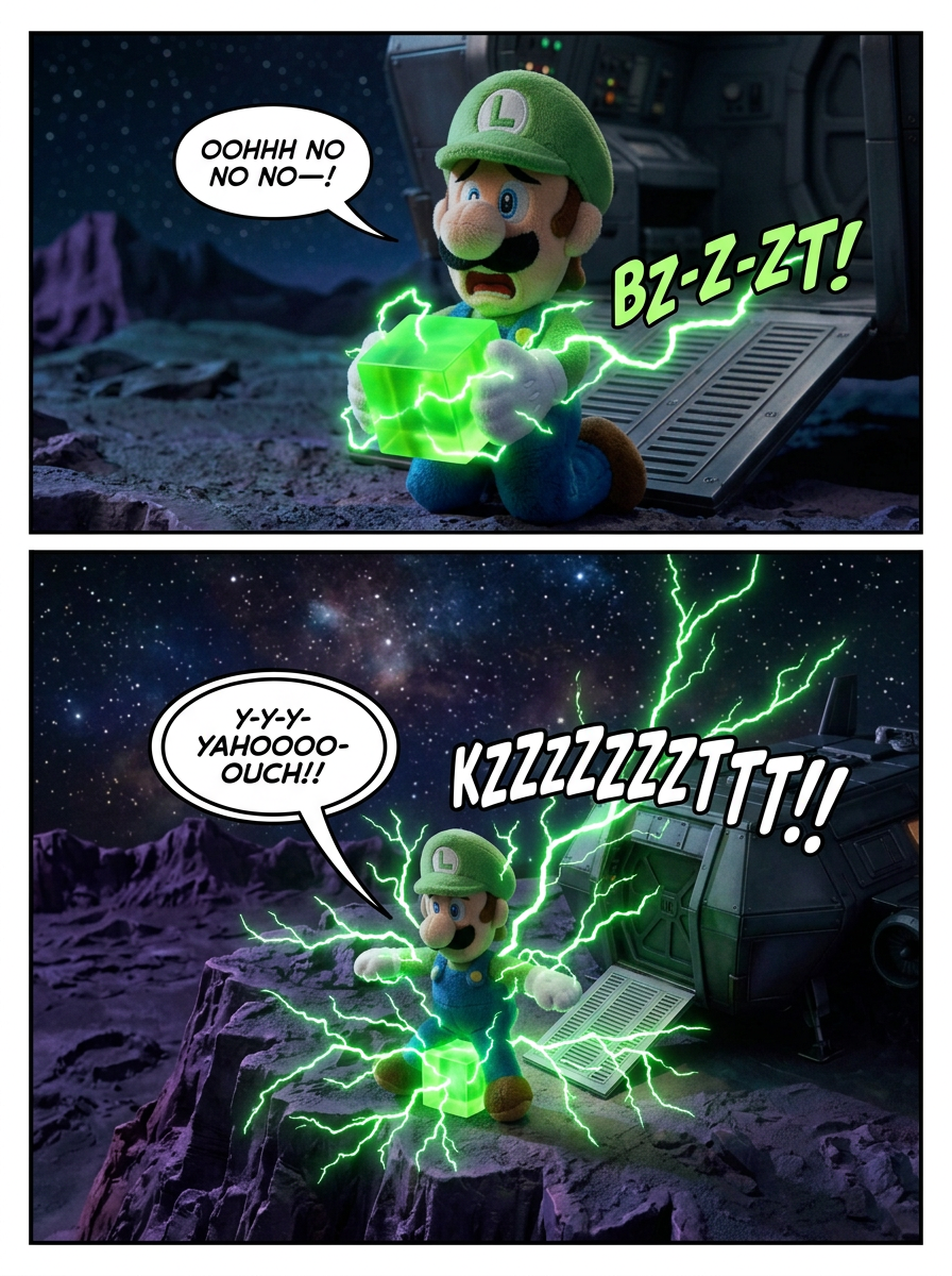 Luigi in space part 2 (COMIC) (page 4 of 4)