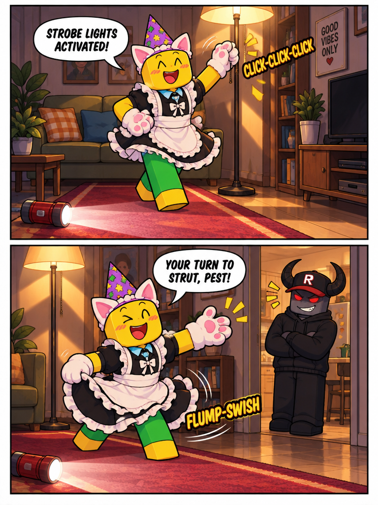 Midnight Catwalk in Ruffled Aprons (page 2 of 4)