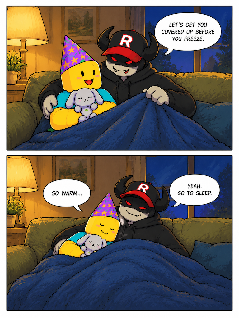 Tucking In for the Night (page 3 of 4)