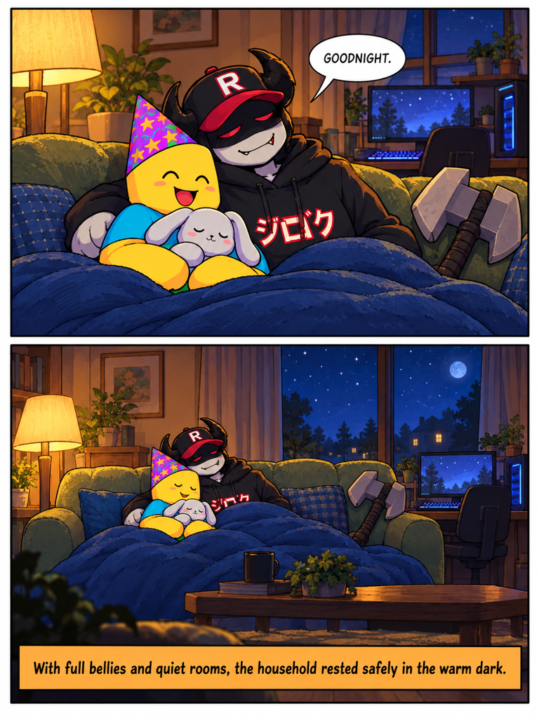 Tucking In for the Night (page 4 of 4)