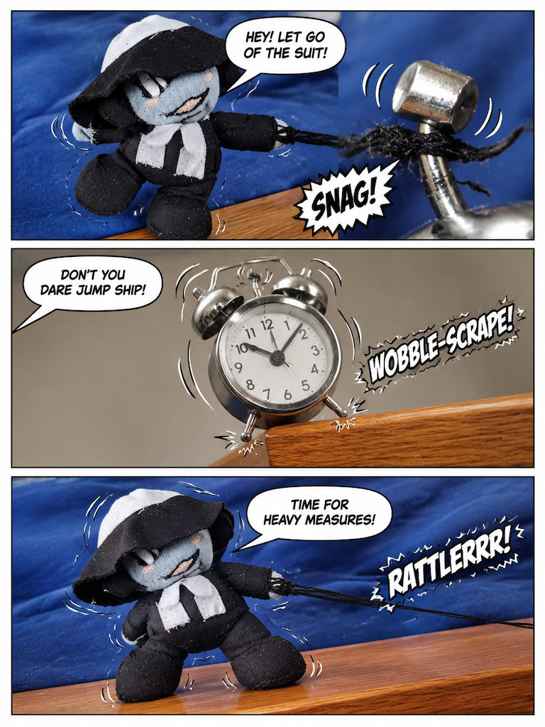 A Plush Detective's Morning Ruckus (page 2 of 4)
