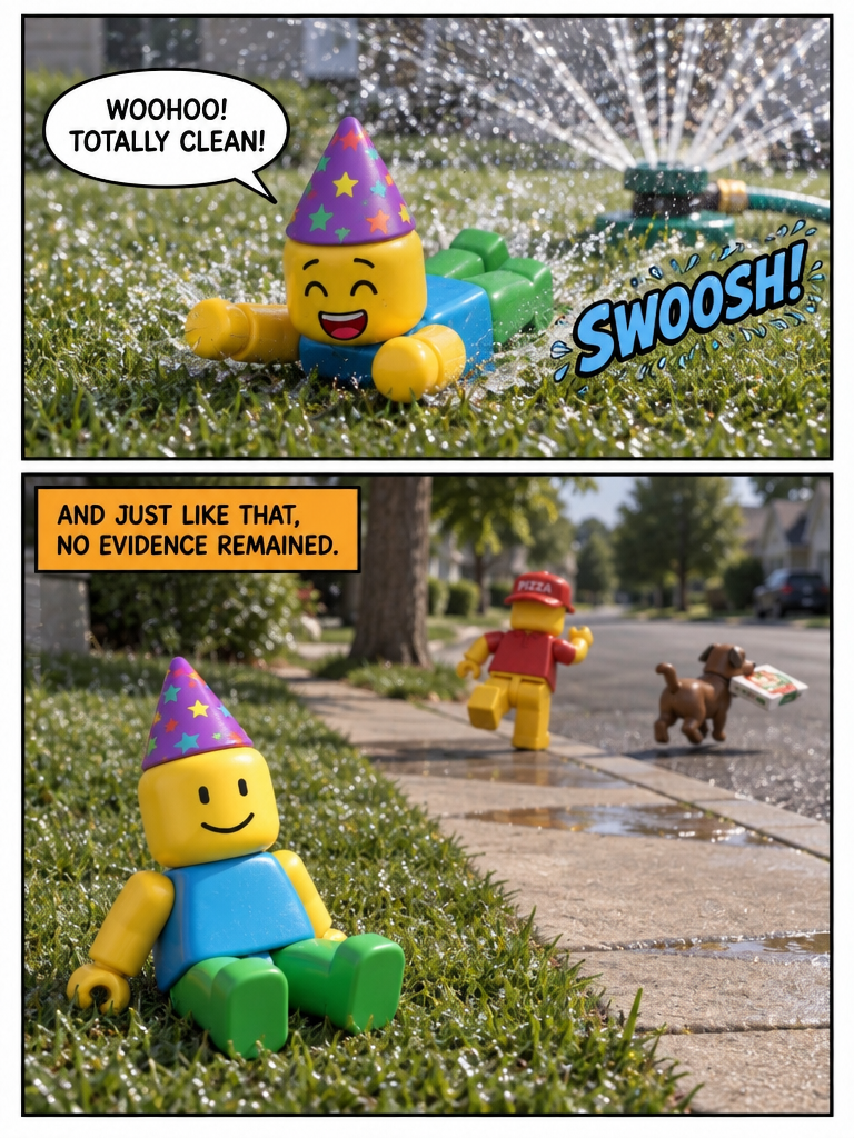 Sprinkler Slide Escape (page 4 of 4)