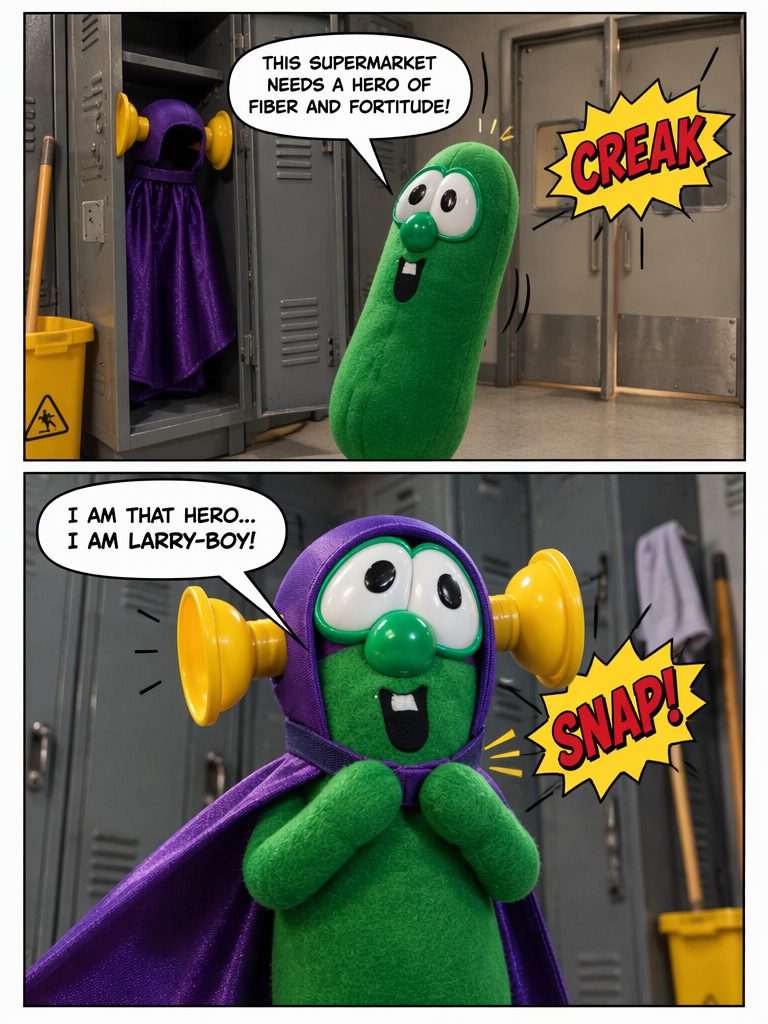 Larry-Boy at the Mart (page 2 of 4)