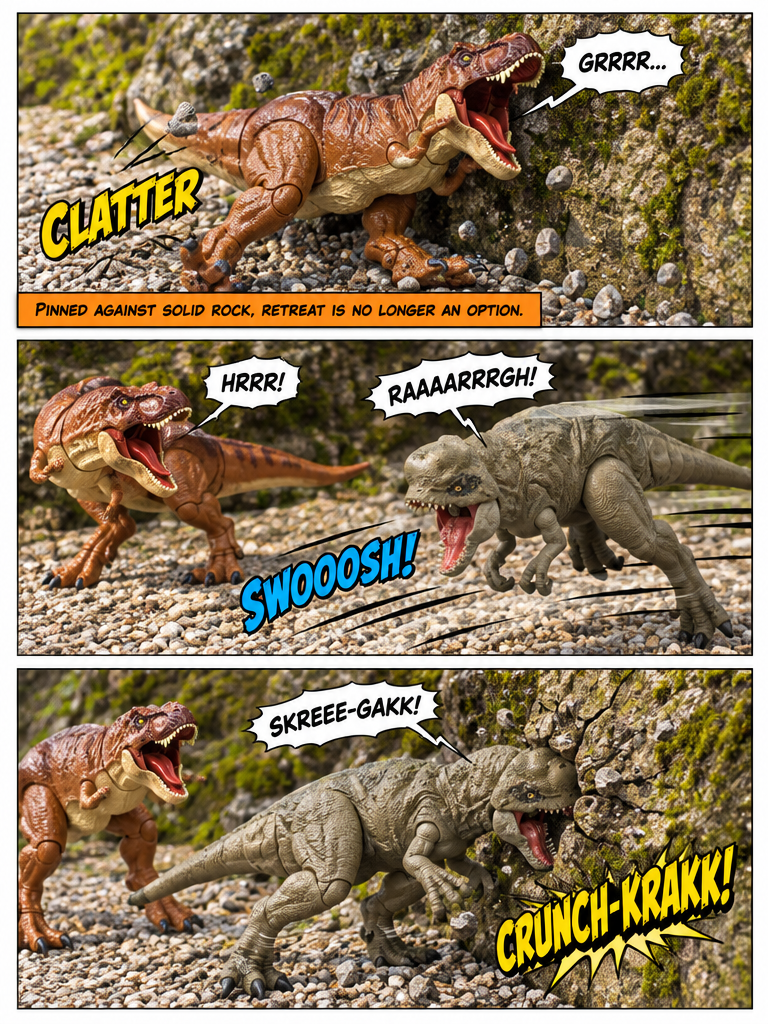 Clash of the Colossals: Rexy vs Distortus (page 2 of 4)