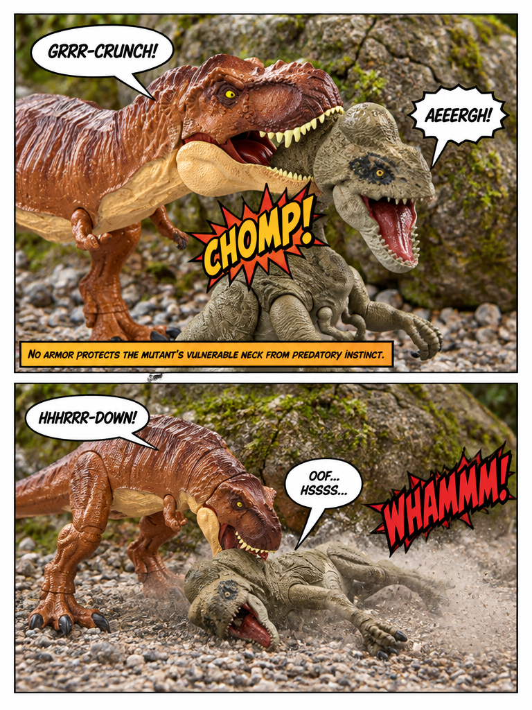 Clash of the Colossals: Rexy vs Distortus (page 3 of 4)