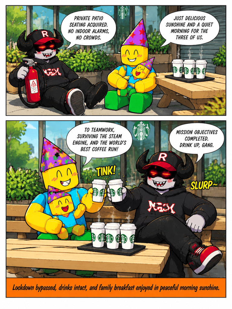 Starbucks Part Two: Patio Run (page 4 of 4)