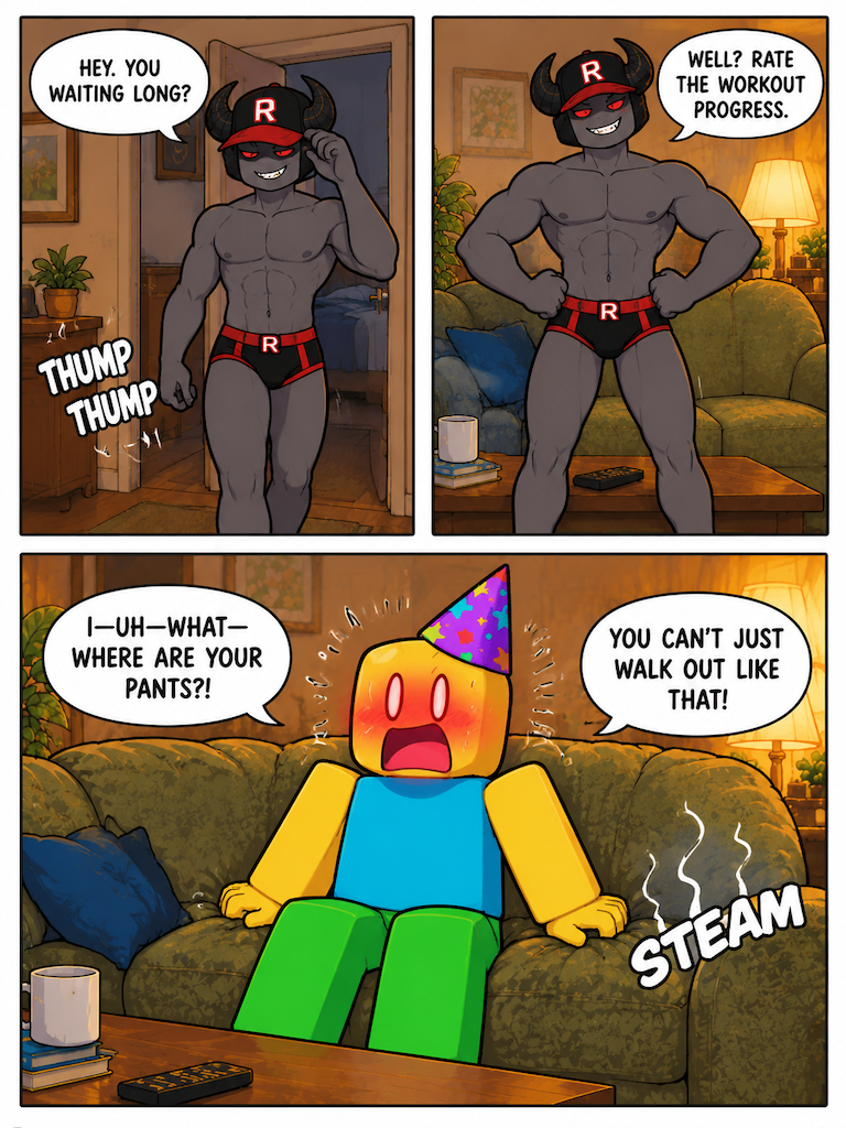 Gym Ready Surprise (page 3 of 4)