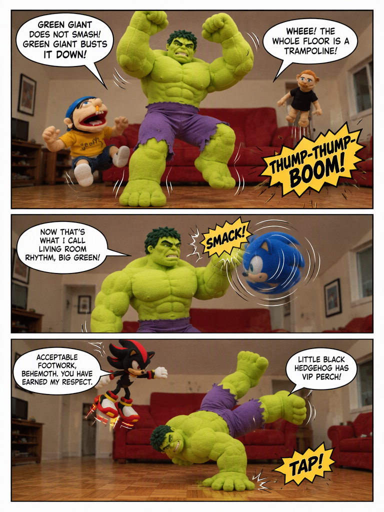 Chaos on the Living Room Floor (page 3 of 4)