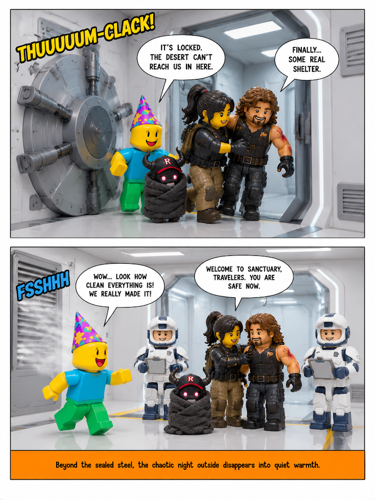 Arrival at the Windowless Bastion (page 3 of 4)