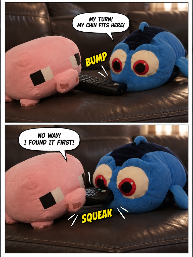 Pillow Fight for the Remote (page 2 of 4)