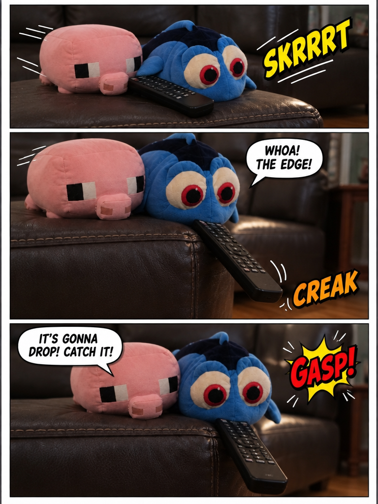 Pillow Fight for the Remote (page 3 of 4)