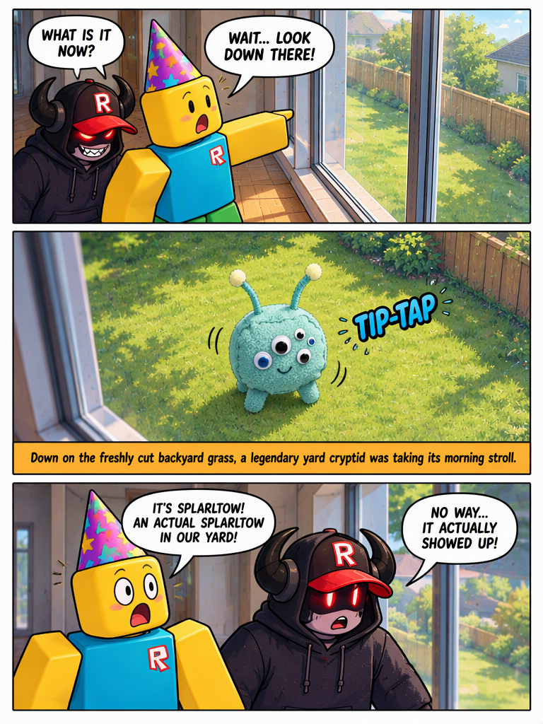 Morning Routine and the Yard Creature (page 4 of 4)