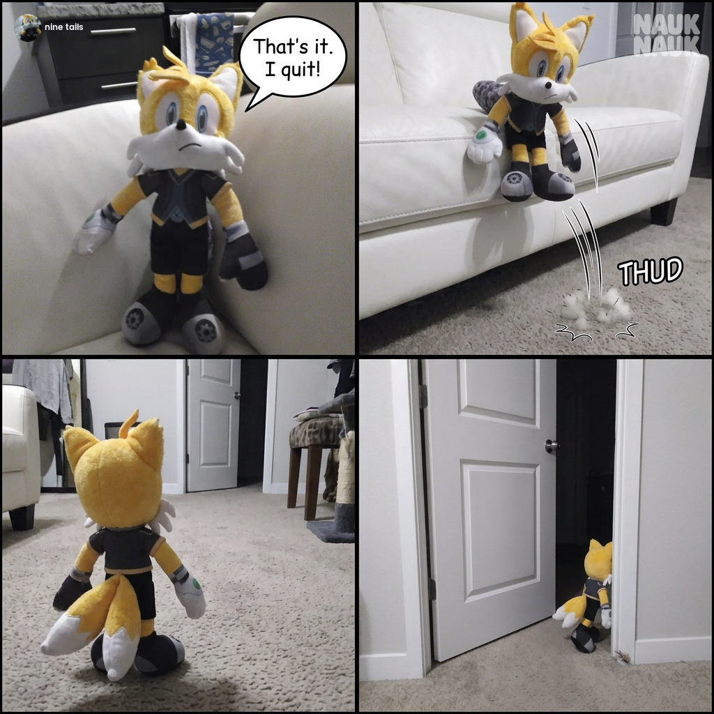 nine Plush has had enough