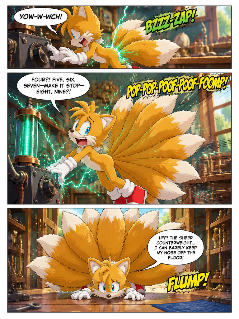 Tails and the Nine-Fold Lift (page 2 of 4)