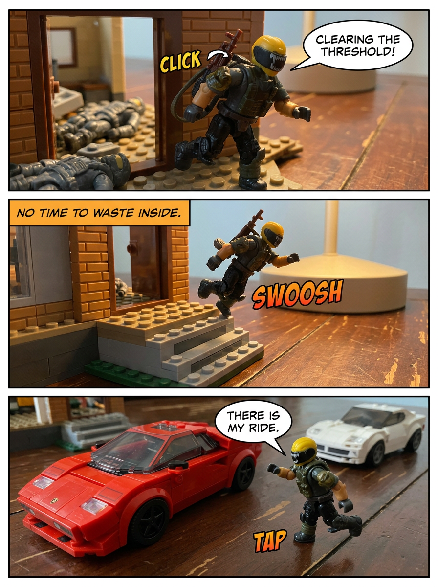 Red Car Getaway (page 2 of 4)