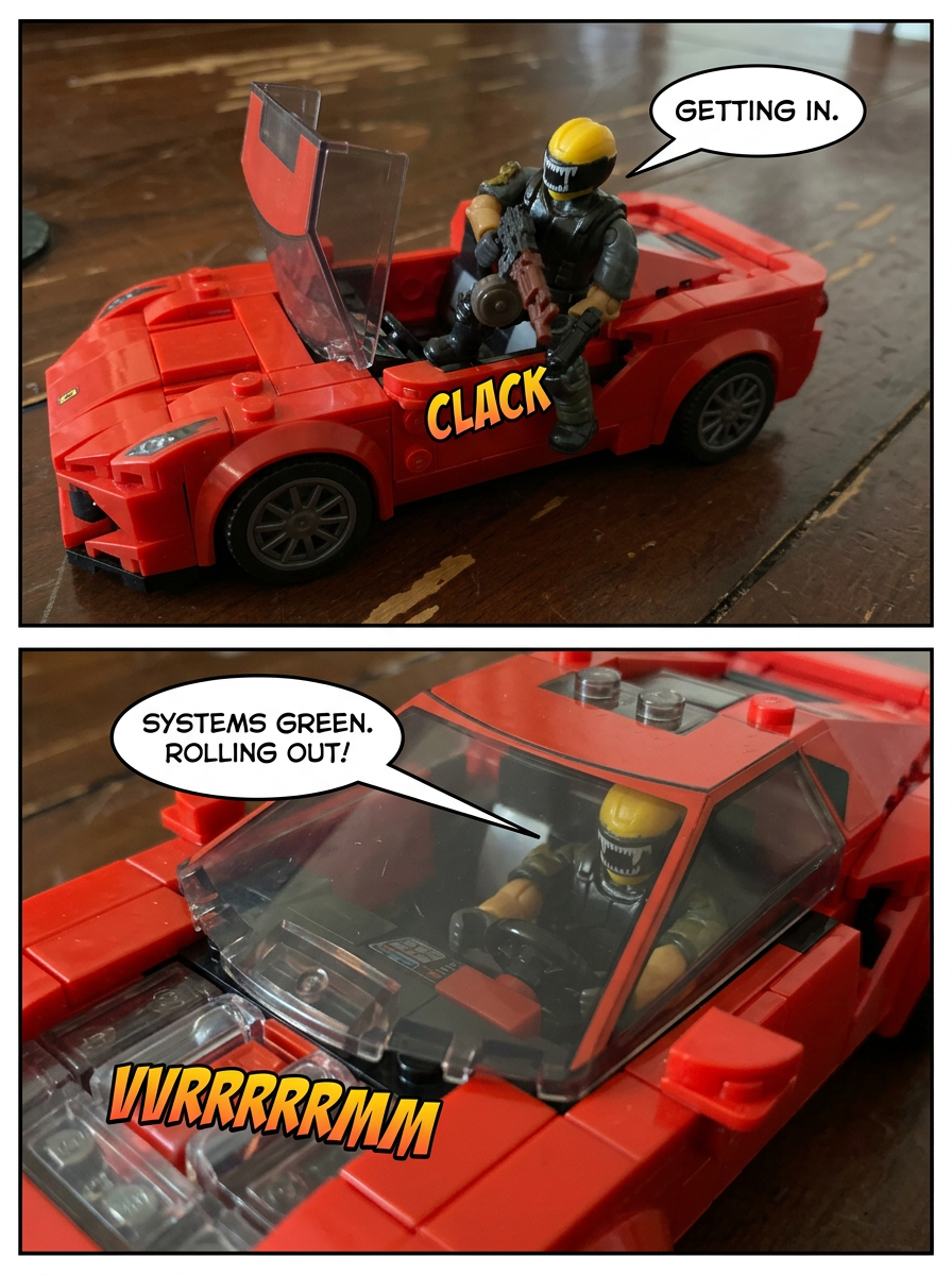 Red Car Getaway (page 3 of 4)