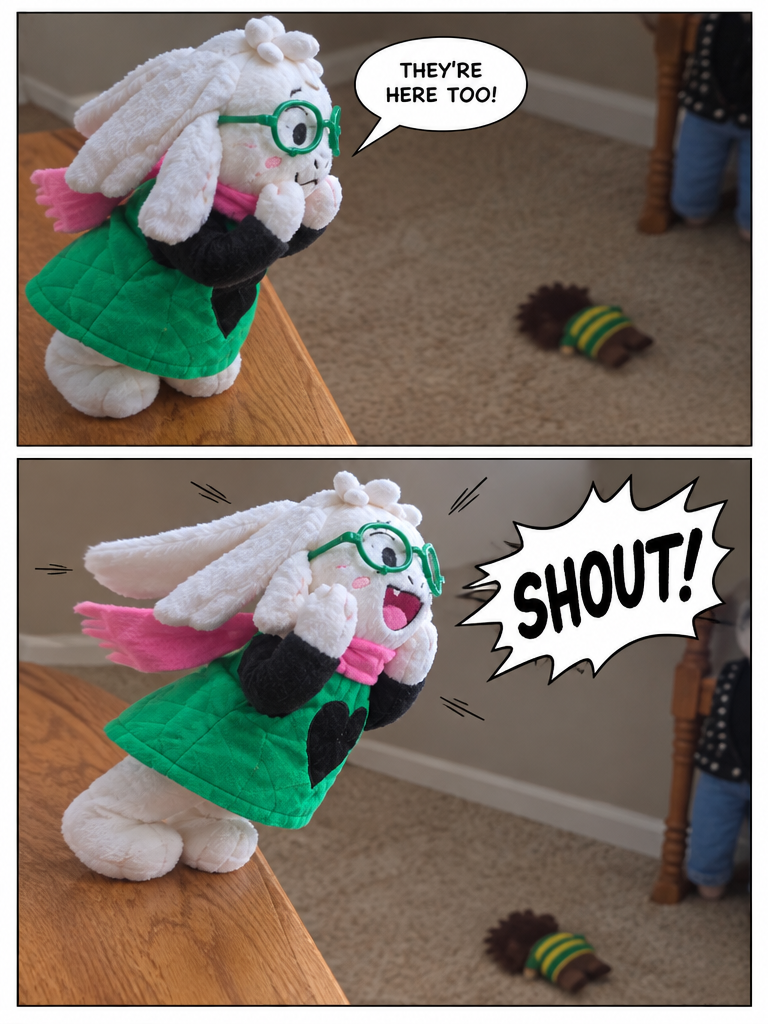 Familiar Faces in the Living Room/ ralsei tale: seeing old friends (page 3 of 4)