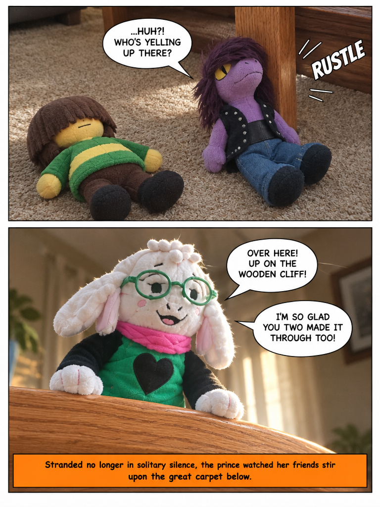 Familiar Faces in the Living Room/ ralsei tale: seeing old friends (page 4 of 4)