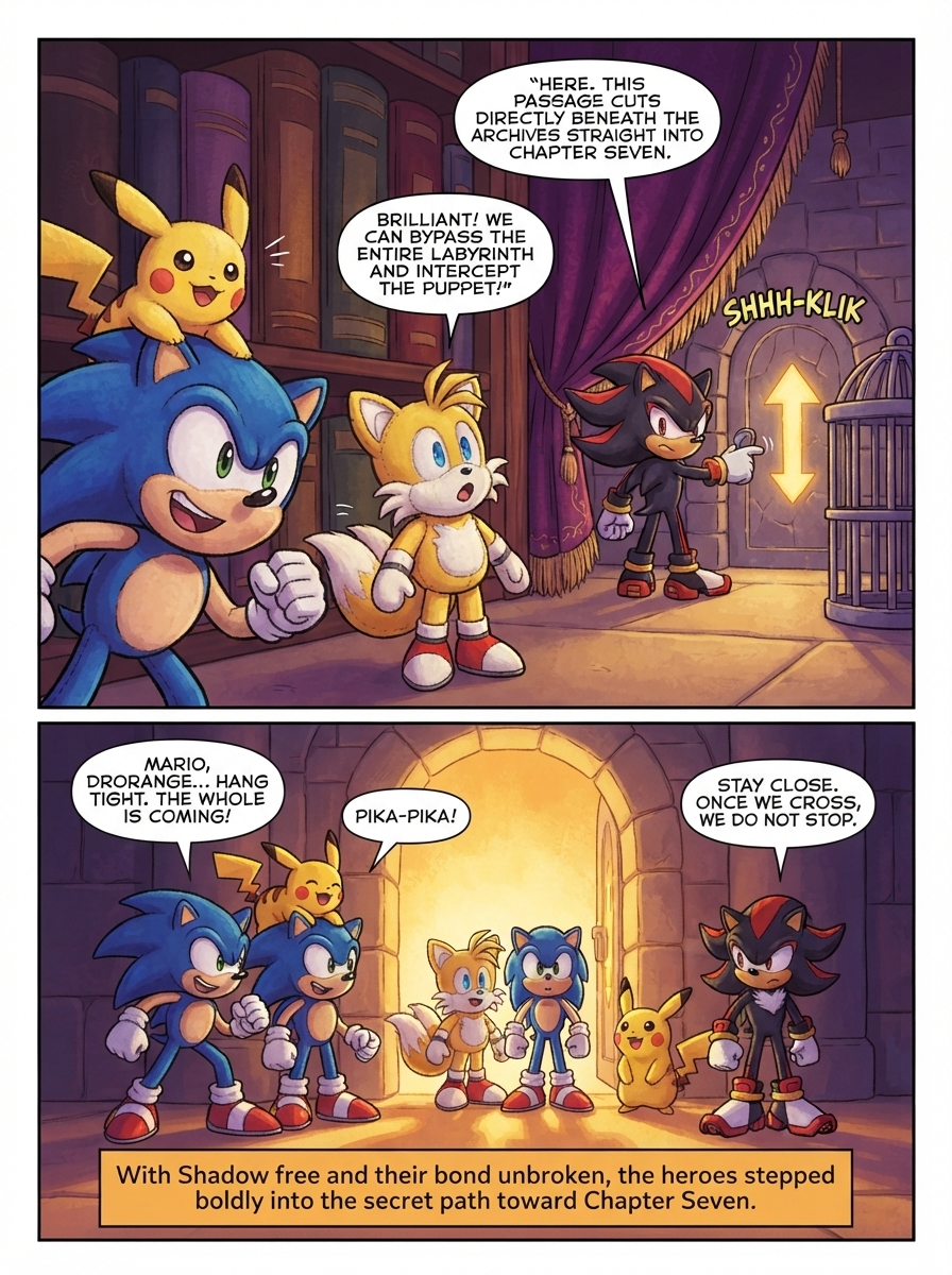 Through Chapter Five to the Secret Passage (page 8 of 8)