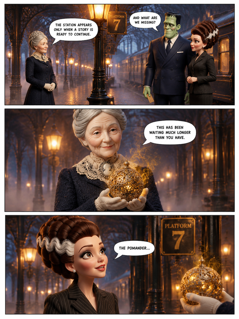 THE GREAT STATION — THE OLD WOMAN AND THE POMANDER (page 5 of 8)