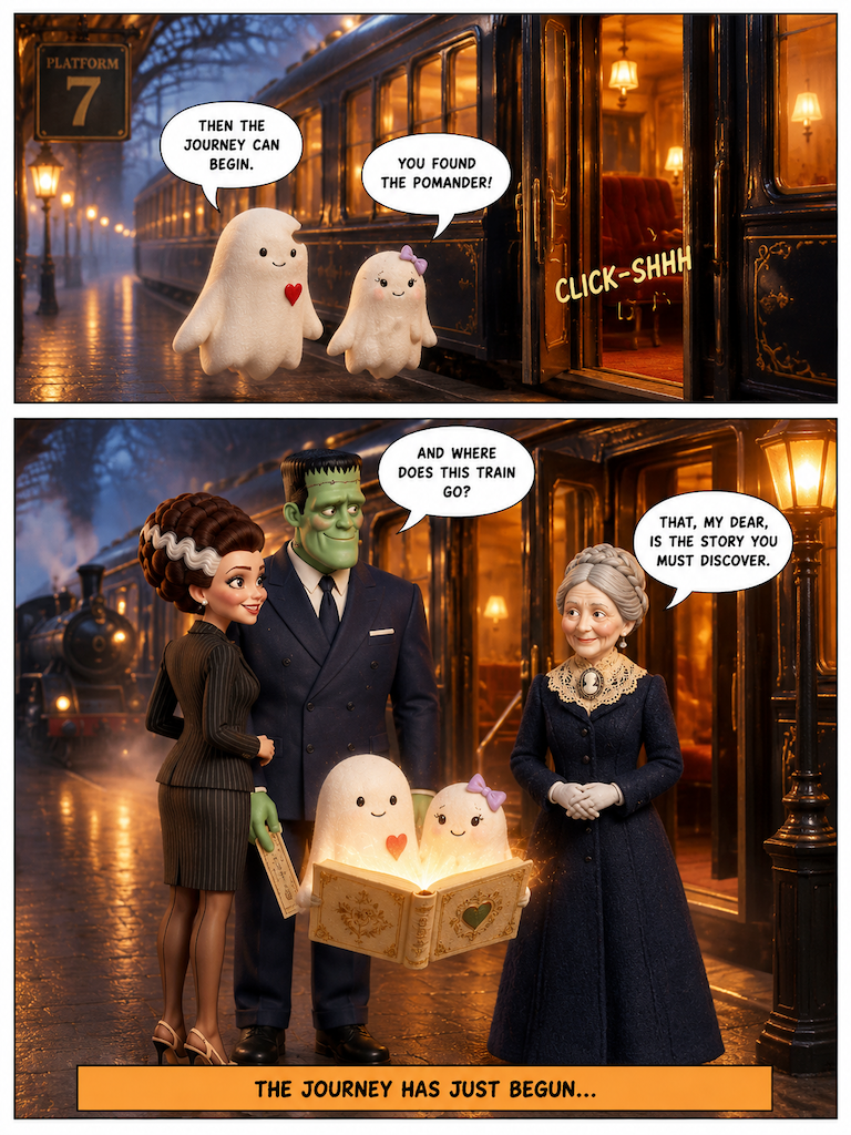 THE GREAT STATION — THE OLD WOMAN AND THE POMANDER (page 8 of 8)