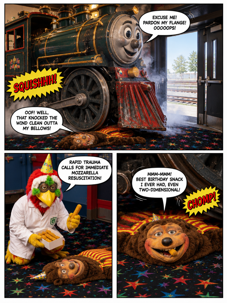 Runaway Tracks and Birthday Chaos (page 2 of 4)
