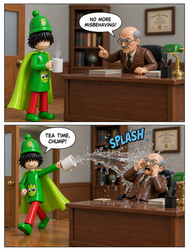 Super Stupid 4 vs. Mr. Brain (page 2 of 4)