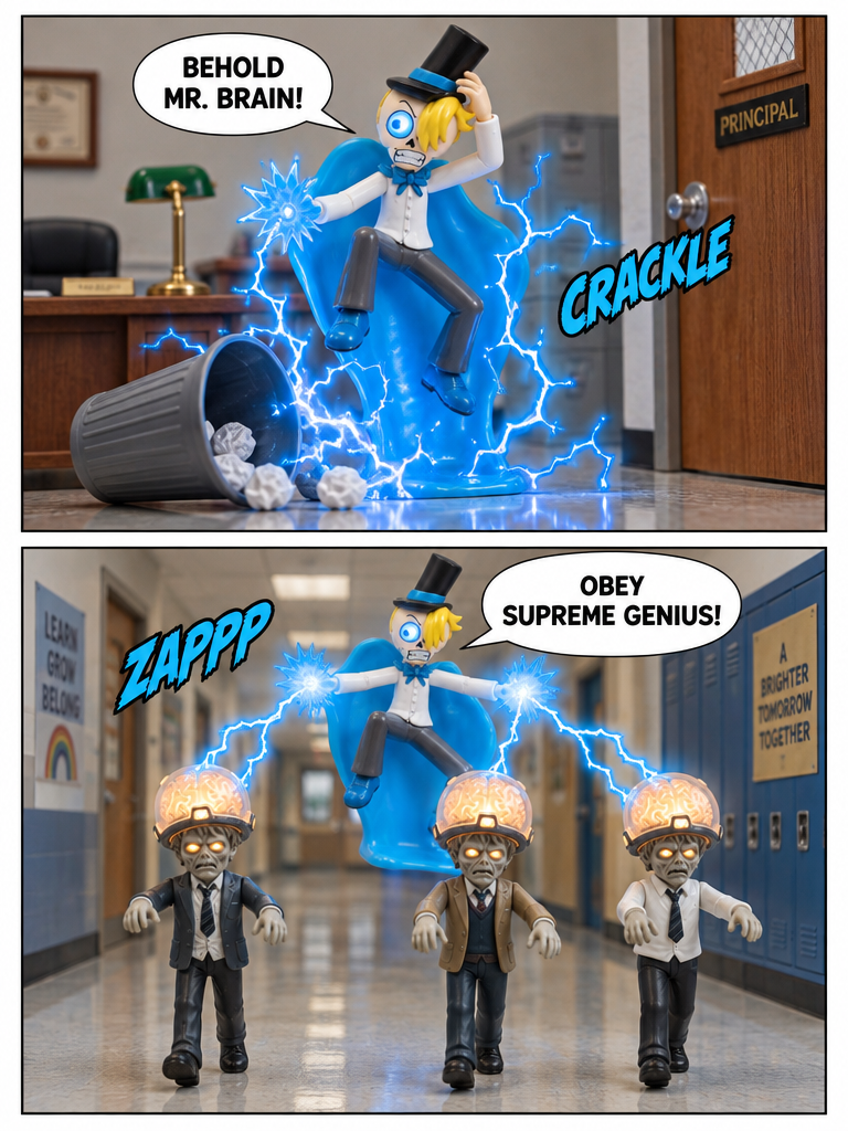 Super Stupid 4 vs. Mr. Brain (page 3 of 4)
